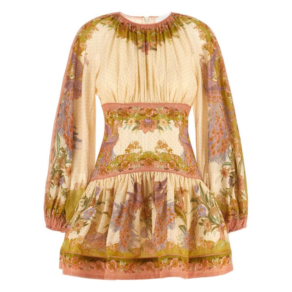 Zimmermann Multicolor Cotton Short Women's Dress